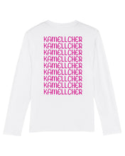 Laden Sie das Bild in den Galerie-Viewer, Kamellcher Longsleeve Big Backprint | unisex | white