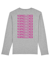 Laden Sie das Bild in den Galerie-Viewer, Kamellcher Longsleeve Big Backprint | unisex | light grey