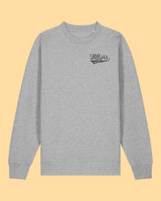 Laden Sie das Bild in den Galerie-Viewer, WILLERS Crewneck mit Backprint | men | heather grey