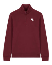 Laden Sie das Bild in den Galerie-Viewer, SPG | Halfzip mit Backprint 2 | Unisex | Burgundy