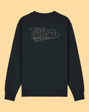 Laden Sie das Bild in den Galerie-Viewer, WILLERS Crewneck mit Backprint | men | black