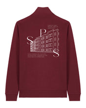 Laden Sie das Bild in den Galerie-Viewer, SPG | Halfzip mit Backprint 3 | Unisex | Burgundy