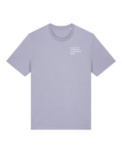 Laden Sie das Bild in den Galerie-Viewer, Humboldt | T-Shirt mit Backprint | Unisex | Lavender