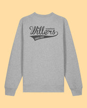 Laden Sie das Bild in den Galerie-Viewer, WILLERS Crewneck mit Backprint | men | heather grey