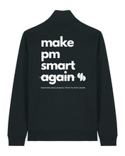 Laden Sie das Bild in den Galerie-Viewer, SPG | Halfzip mit Backprint 2 | Unisex | Black