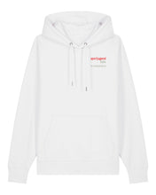 Laden Sie das Bild in den Galerie-Viewer, SJK Hoodie mit Backprint | unisex | white