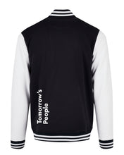 Laden Sie das Bild in den Galerie-Viewer, MCI | College Jacke mit Backprint | Unisex | Black