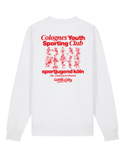 Laden Sie das Bild in den Galerie-Viewer, SJK Sweat mit Backprint | unisex | white