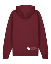 Laden Sie das Bild in den Galerie-Viewer, SPG | Hoodie mit Backprint 1 | Unisex | Burgundy