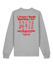 Laden Sie das Bild in den Galerie-Viewer, SJK Sweat mit Backprint | unisex | grey