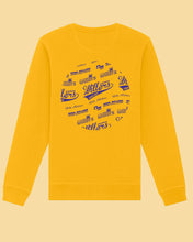 Laden Sie das Bild in den Galerie-Viewer, WILLERS Crewneck 1 mit Backprint | men | yellow