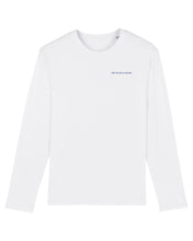 Laden Sie das Bild in den Galerie-Viewer, Kamellcher Longsleeve Lieblingswörter | unisex | white