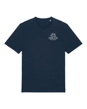 Laden Sie das Bild in den Galerie-Viewer, Lebenshilfe NRW Logo T-Shirt mit Rücken-Motiv | unisex | blau