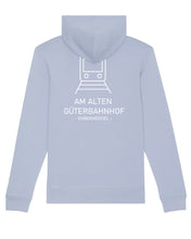 Laden Sie das Bild in den Galerie-Viewer, AGBHF Hoodie with Backprint | unisex | bleu