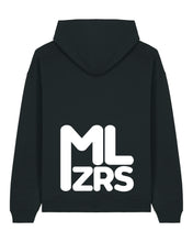 Laden Sie das Bild in den Galerie-Viewer, MALZERS Oversized-Hoodie mit Rückenprint | Unisex | Black