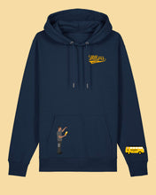 Laden Sie das Bild in den Galerie-Viewer, WILLERS Hoodie 1 mit Backprint | men | navy