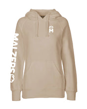 Laden Sie das Bild in den Galerie-Viewer, MALZERS Hoodie mit Armprint | Damen | Beige