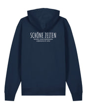 Laden Sie das Bild in den Galerie-Viewer, Lebenshilfe NRW Sweat-Hoodie mit Rücken-Motiv | unisex | blau