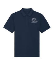 Laden Sie das Bild in den Galerie-Viewer, Lebenshilfe NRW Polo-Shirt mit Rücken-Motiv | unisex | blau