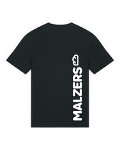 Laden Sie das Bild in den Galerie-Viewer, MALZERS Shirt mit Rückenprint | Herren/Unisex | Black