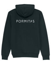 Laden Sie das Bild in den Galerie-Viewer, Formitas Hoodie | FOCUS with Backprint | unisex | black
