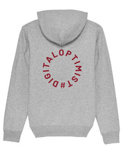 Laden Sie das Bild in den Galerie-Viewer, Formitas Zipper | CIRCLE mit Backprint | unisex | light grey
