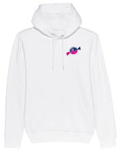 Laden Sie das Bild in den Galerie-Viewer, Kamellcher Hoodie mit Backprint | unisex | white