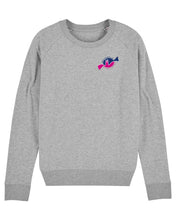 Laden Sie das Bild in den Galerie-Viewer, Kamellcher Sweat mit Backprint | wmns | light grey