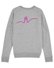 Laden Sie das Bild in den Galerie-Viewer, Kamellcher Sweat mit Backprint | wmns | light grey