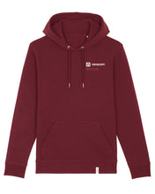 Laden Sie das Bild in den Galerie-Viewer, NAVACOM Hoodie mit Backprint | run | unisex | dark red