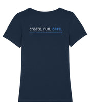 Laden Sie das Bild in den Galerie-Viewer, NAVACOM Shirt mit Backprint | care | wmn | dark blue