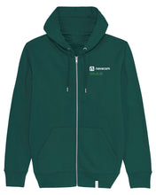 Laden Sie das Bild in den Galerie-Viewer, NAVACOM Zipper mit Backprint | create | unisex | dark green