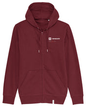 Laden Sie das Bild in den Galerie-Viewer, NAVACOM Zipper mit Backprint | run | unisex | dark red