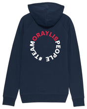 Laden Sie das Bild in den Galerie-Viewer, ORAYLIS Zipper mit Backprint | Circle | unisex | navy