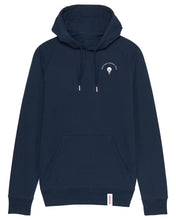 Laden Sie das Bild in den Galerie-Viewer, ORAYLIS Hoodie mit Backprint | data has a better idea | men | navy