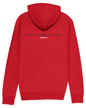 Laden Sie das Bild in den Galerie-Viewer, ORAYLIS Hoodie mit Backprint | #TEAMORAYLISPEOPLE | men | red