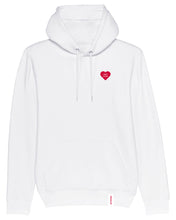 Laden Sie das Bild in den Galerie-Viewer, ORAYLIS Hoodie mit Backprint | Data Lover | unisex | white