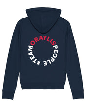 Laden Sie das Bild in den Galerie-Viewer, ORAYLIS Hoodie mit Backprint | Circle | wmn | navy