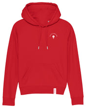 Laden Sie das Bild in den Galerie-Viewer, ORAYLIS Hoodie mit Backprint | data has a better idea | wmn | red