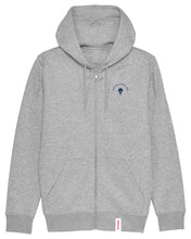 Laden Sie das Bild in den Galerie-Viewer, ORAYLIS Zipper mit Backprint | data has a better idea | men | light grey