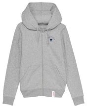 Laden Sie das Bild in den Galerie-Viewer, ORAYLIS Zipper mit Backprint | data has a better idea | wmn | light grey