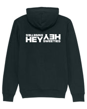 Laden Sie das Bild in den Galerie-Viewer, SWEETIES Hoodie mit Backprint | unisex | black