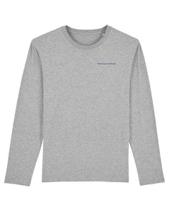 Kamellcher Longsleeve Lieblingswörter | unisex | light grey