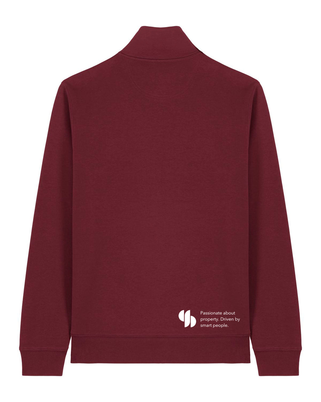 SPG | Halfzip mit Backprint 1 | Unisex | Burgundy