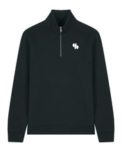 Laden Sie das Bild in den Galerie-Viewer, SPG | Halfzip mit Backprint 3 | Unisex | Black

