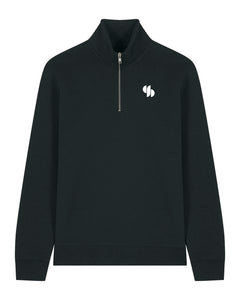 SPG | Halfzip mit Backprint 3 | Unisex | Black