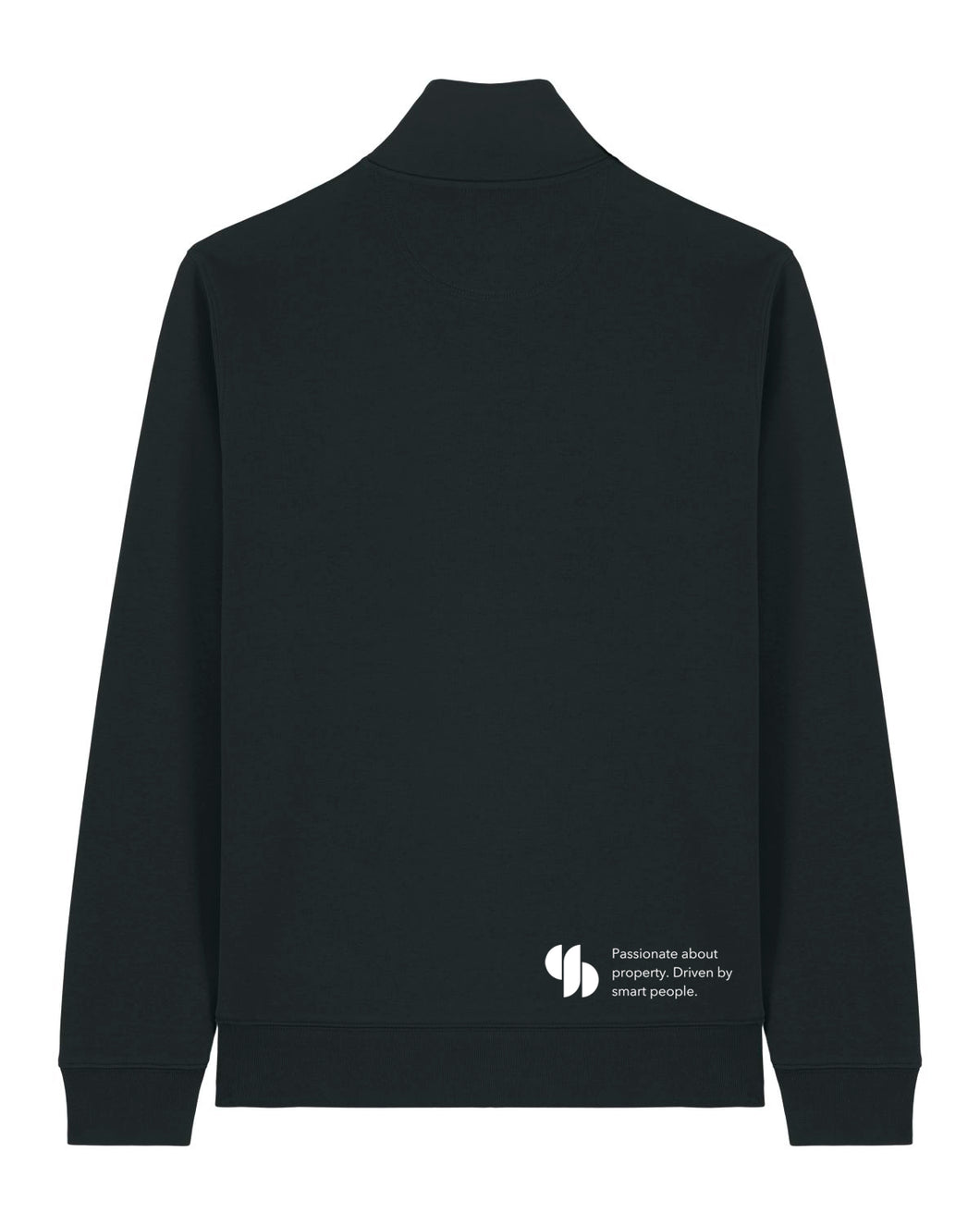 SPG | Halfzip mit Backprint 1 | Unisex | Black