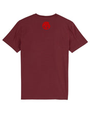 Laden Sie das Bild in den Galerie-Viewer, Supporters Trendshirt mit Backprint | men | burgundy
