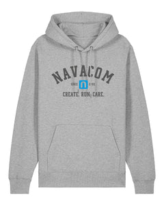 NAVACOM College Hoodie | unisex | grey