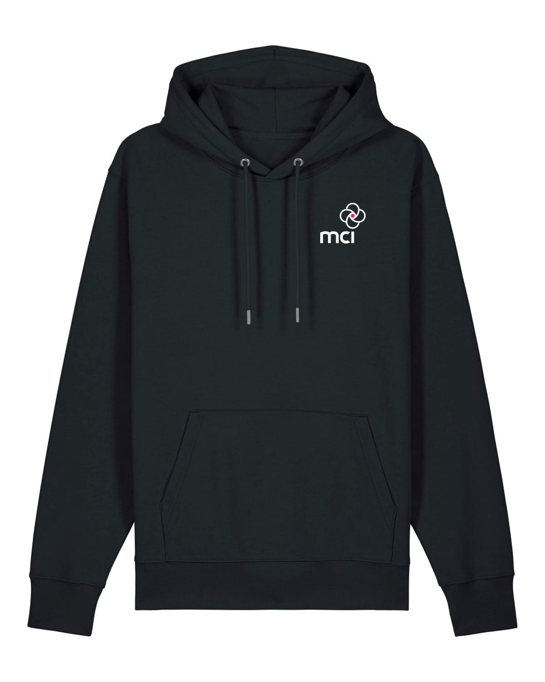 MCI | Hoodie mit Backprint | Unisex | Black